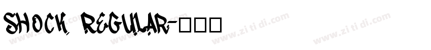 Shock Regular字体转换